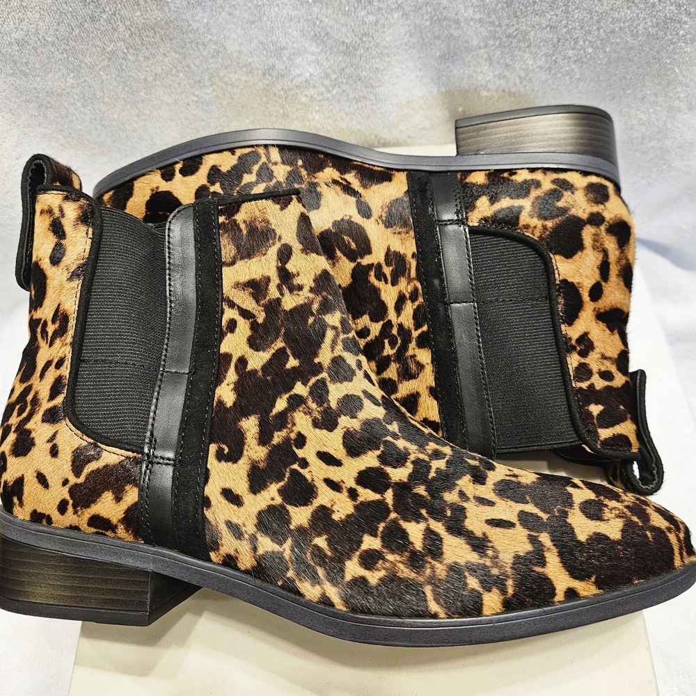 Rockport Laryyn Leopard Chelsea Boots  Women's 10M  NIB Discontinued - Picture 13 of 15
